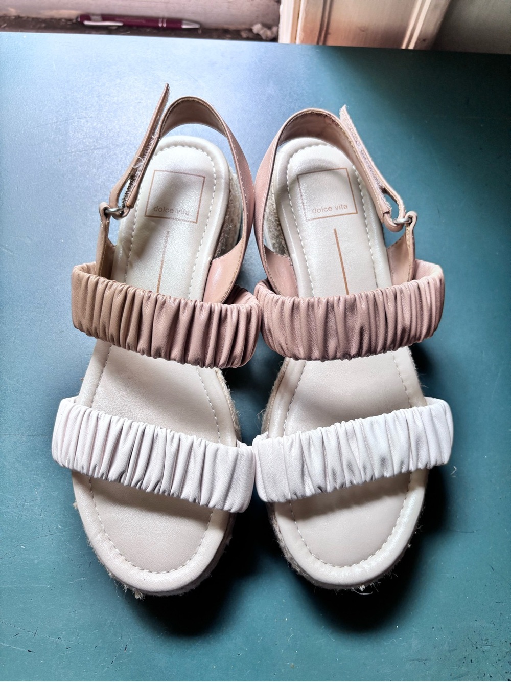 Dolce Vita Platform Sandals Brown